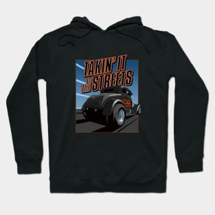 Takin' it to the streets - black Hoodie
